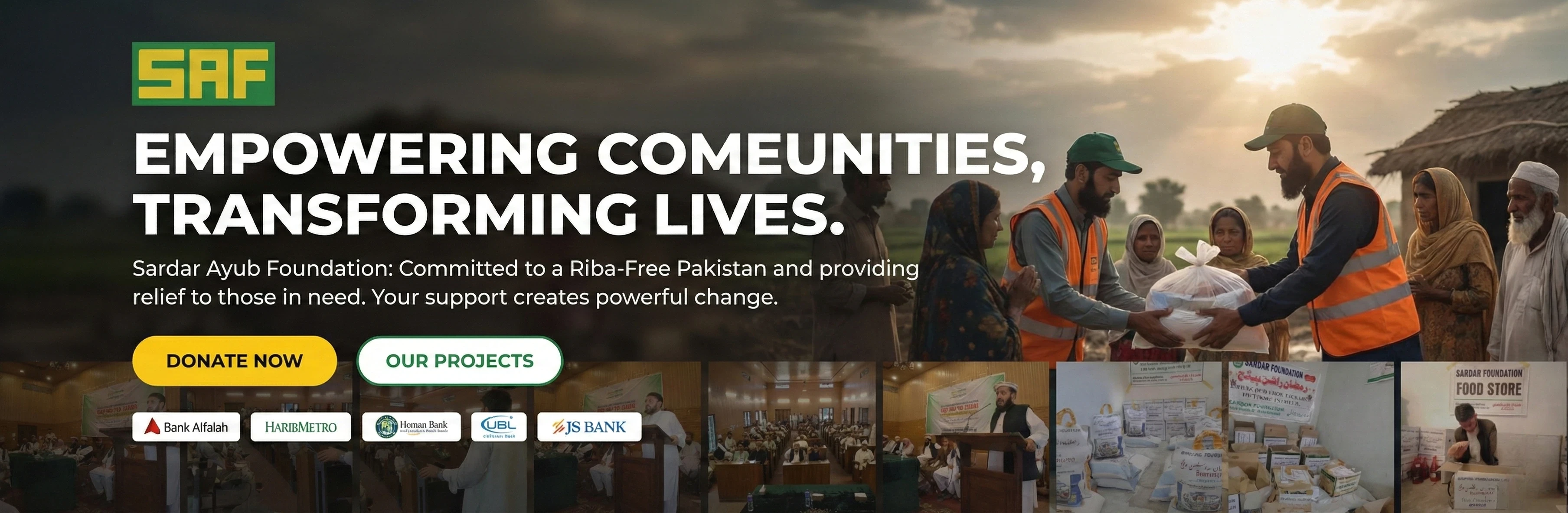 Sardar Ayub Foundation Slide 1